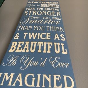 Home Decor Encouragement Canvas